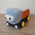 Truck Lenny, crochet pattern, Music box crochet, crochet truck