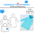 1342 Schnittmuster Strandkleid Kinder Badeponcho Kleinkind Gr.86-128 PDF