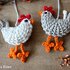 Hens „Berta and Gundel“ – Crochet Pattern