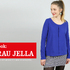 FRAU JELLA • Langarmshirt mit breiter Biese, e-book