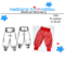 1303 Schnittmuster Babyhose Kinderhose Hose Gr.62-92 PDF 1303 Schnittmuster