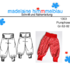 1303 Schnittmuster Babyhose Kinderhose Hose Gr.62-92 PDF 1303 Schnittmuster