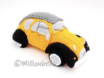 Amigurumi 2cv Classic French Car Crochet Pattern