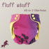 fluff stuff ~ All-in-3 Außenwindel, Stoffwindel in 4 Größen (Nb, M, L, XL)