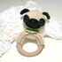 Pug Rattle Ring - Crochet Pattern