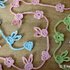 Easter Garland "Bunny, Heart and Flowers" - Crochet Pattern