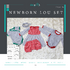 Newborn LOU SET  Gr. 50-92 + gratis Plott-Datei