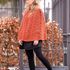 Pattern poncho Autumn