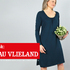 FRAU VLIELAND Jerseykleid Rundhalsausschnitt, e-book