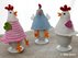 „Lady Gagack and Friends“ – Egg cosy / table decoration / edge stool