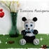 Crochet pattern panda bear Aron pdf ternura amigurumi english- deutsch- dutch