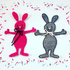 Stickdatei Hase Toni Applikation 13 cm x 18 cm