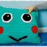 Crochet pattern: frog cushion