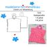 1346 Schnittmuster  Badeponcho Badetuch Kinder 1-4 und 4-8 Jahre PDF