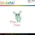 **Stickdatei "Mein Hase / Hase / Ostern" - Format: DST & PES**