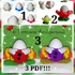 Crochet pattern of 3 egg cups, happy Easter!! 3PDF ternura amigurumi- english- deutsch- dutch