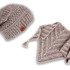 2 PDFs-set : Beanie & shawl "As knitted", size adaptable