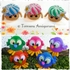 Friends of the garden! crochet pattern bird + mushroom pdf ternura amigurumi english- deutsch- dutch