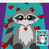 Häkelmuster *SwEEthearT RacOOn* Grafihäkelmuster für C2C Decke