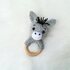 Crochet Pattern Donkey Rattle, crochet Babyrattle