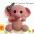 Crochet pattern of mom elephant 20cm!! PDF ternura amigurumi english- deutsch- dutch