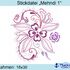 ★Stickdatei "Mehndi 1" ★ 18x30 ★