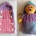 Mini-Puppen- und Teddy-Schlafsack - 2 Varianten - Strickanleitung