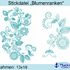 ★Stickdatei "Blumenranken" ★ 13x18 ★ 2 Motive