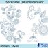 ★Stickdatei "Blumenranken" ★ 18x30 ★ 2 Motive