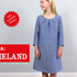 AMELAND • Kleid mit Falten am Ausschnitt,  e-book