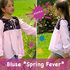 Mädchenbluse *SPRING FEVER* von klecksMACS - Nähanleitung / E-Book in PDF