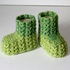 Strickanleitung Baby-Booties, Babyschuhe mit 2 Nadeln gestrickt