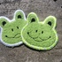 WaschPad Frosch Stickdatei ♥ ITH 10x10 abschminken Kosmetiktuch