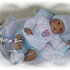 Strickanleitung für Baby's u. Reborns 4-teilig Modell Funny Gr. 40 + 50