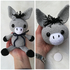 Crochet Pattern Donkey Music Box and Donkey Emil, crochet Donkey