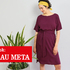 FRAU META • lässiges Kleid mit breitem Gürtel, e-book