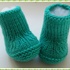 Strickanleitung Babyschuhe ohne Nadelspiel - tragbar von 0-6 Monaten- Sohlenlänge 10 cm