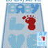 Häkelmuster * BABY LOVE - BOY * Grafik für C2C Decke