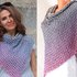 Triangular Scarf „Network“ - Crochet Pattern