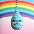 Crochet pattern: keychain "raindrop Rainy"