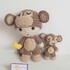 Felton in Monkey Costume- - Amigurumi PDF- English