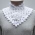 Pattern Flower Square Collar - PA-124e