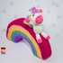 Einhorn 'Una' + 3D-Regenbogen • LuckyTwins • Amigurumi Häkelanleitung