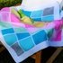 Children's blanket 'Colorful mosaic of squares'