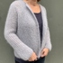 Mohairjacke in Halbpatent, Strickanleitung