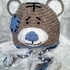 Teddy Bear hat crochet pattern