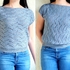 Wellenmuster T-Shirt Mira: 2 Varianten in 1