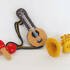 Guitar, Trumpet, Maracas - crochet pattern