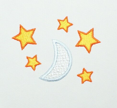 Grosses Sterne Set 16 Motive Auch Als Applikation Sternschnuppe Sternenhimmel Mond Stickdateien 10x10 Cm Rahmen