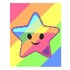 Häkelmuster * RainboW StaR  * Grafik für Fm Decke * Regenbogen Stern*